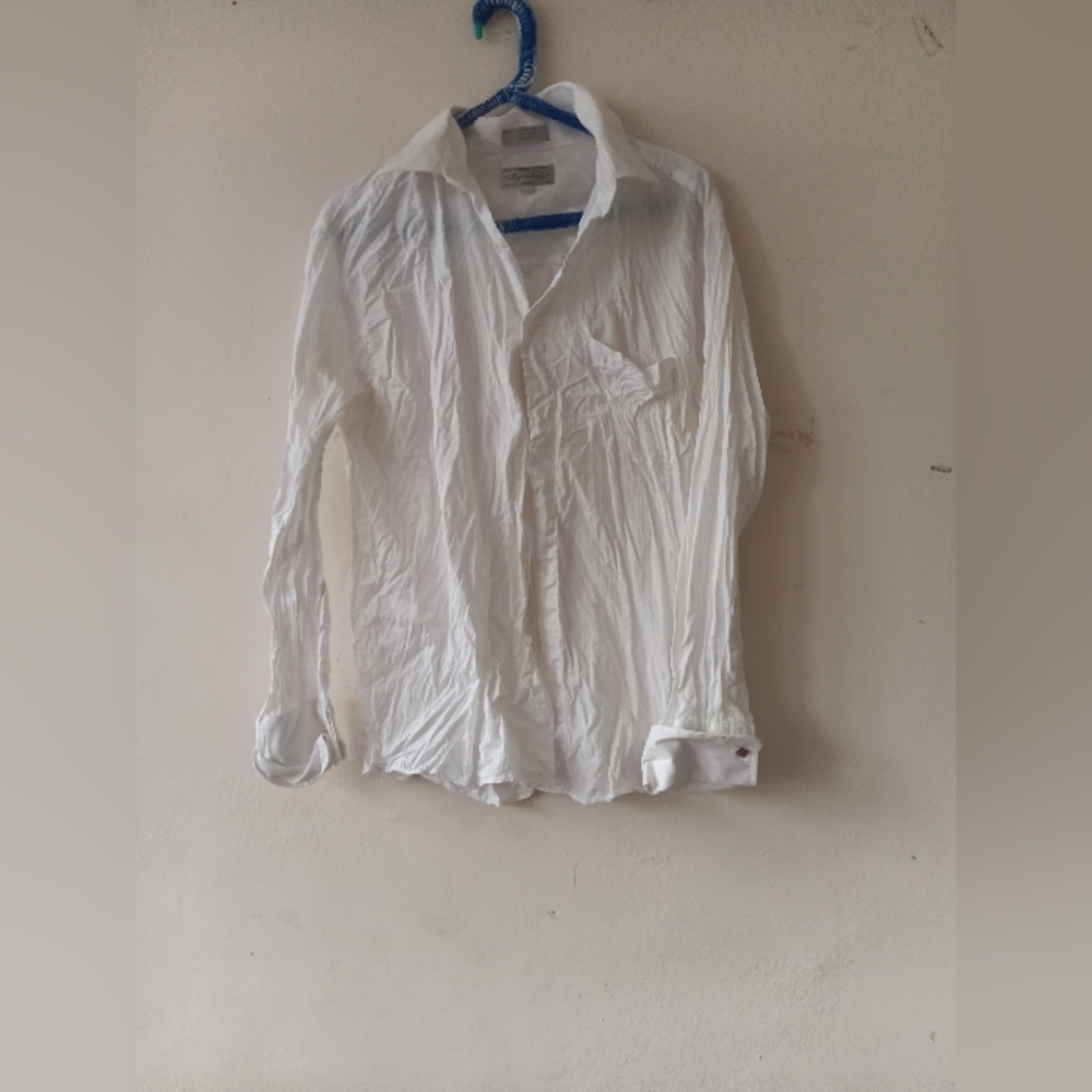 Eighty Eight White and Blue Trim Shirt